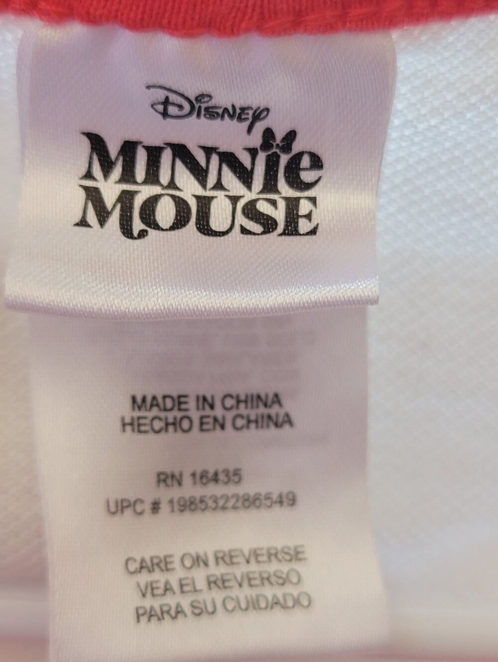 Disney Minnie Mouse Girls Tennis Dress. Size L 12-14 - Picture 7 of 8